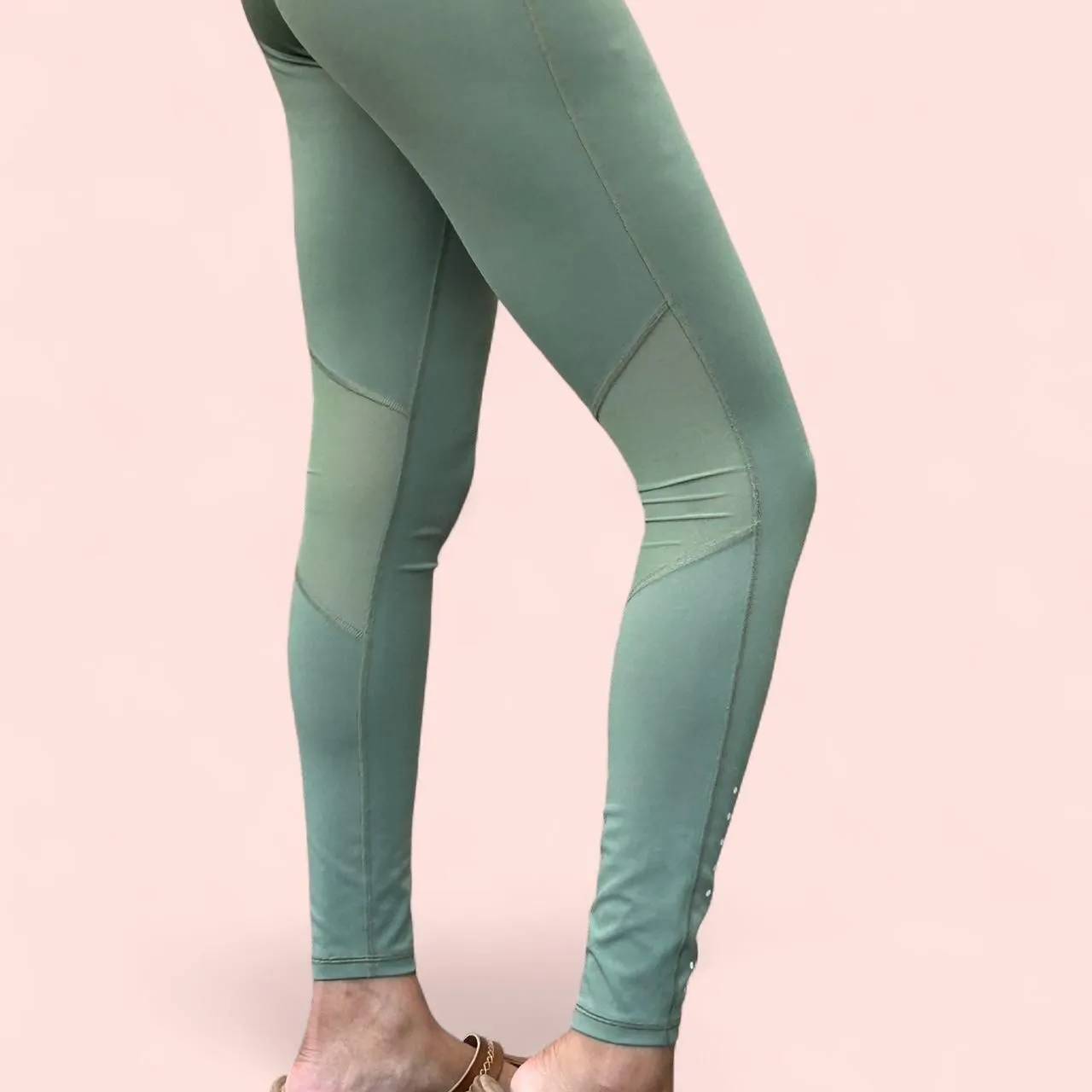 Olive Green workout leggings/ yoga pants - Image 6