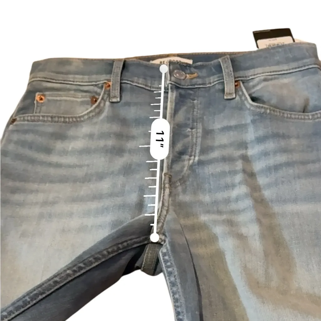 Re/Done NWT Marea Cropped Jeans Women’s Size 26 Wide Leg Mid Rise Light Wash - Image 11