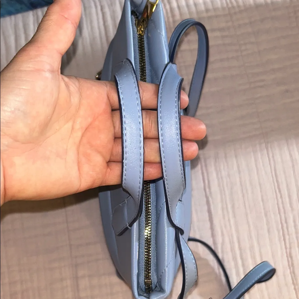 A New Day  Periwinkle Quilted Backpack - Image 4