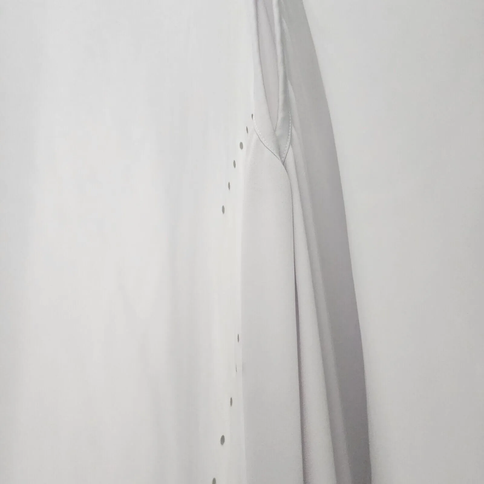 Chic White Poncho Top Rhinestone‎ Embellished Blouse Flowy Oversized - Image 8