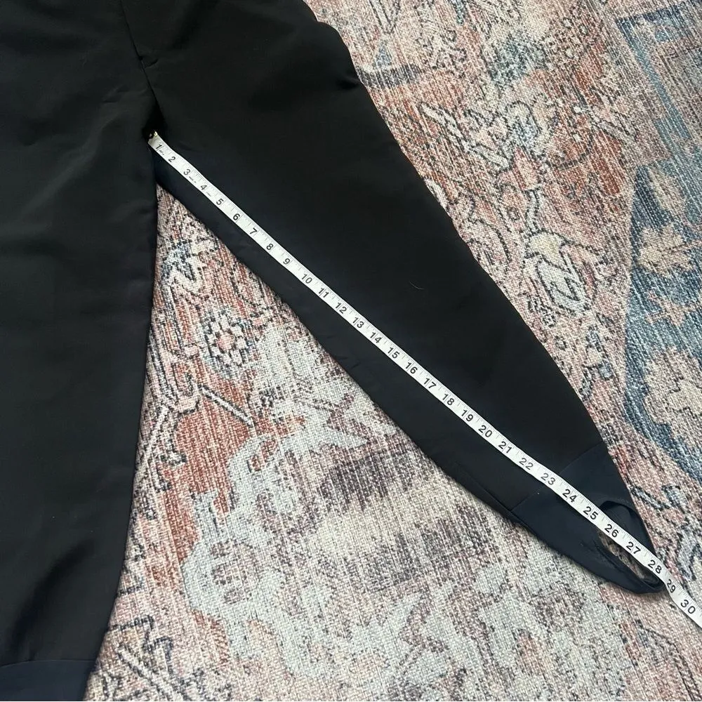 Vintage Schoeller of Switzerland Black Straight Slim Leg Stirrup Ski Snow Pants Size 10 - Image 6