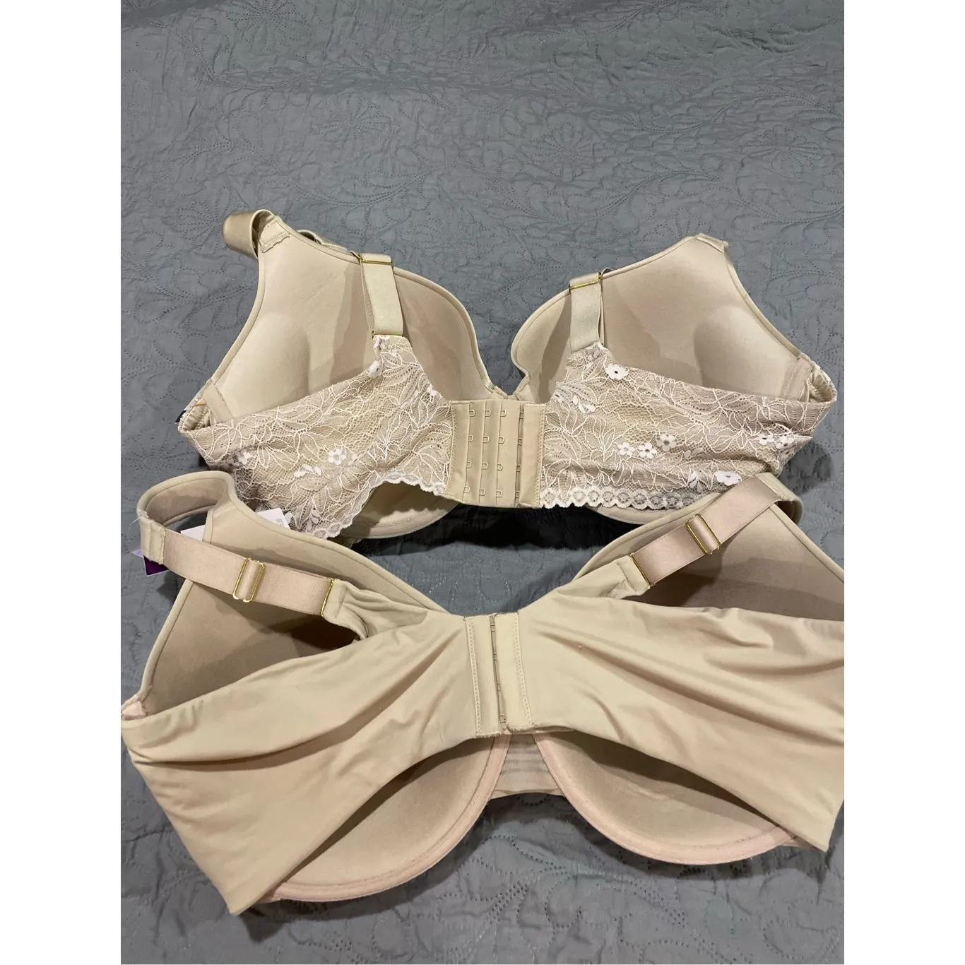 Joyspun Beige Bra Bundle 2 New 44DD 44DDD Push Up Tan Size undefined - Image 7