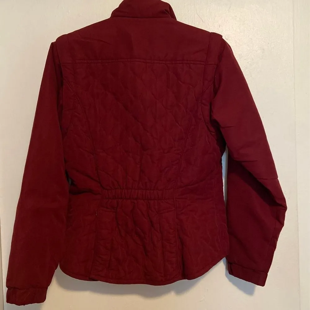 Dublin Equestrian Quilted Riding Jacket Red - Image 5