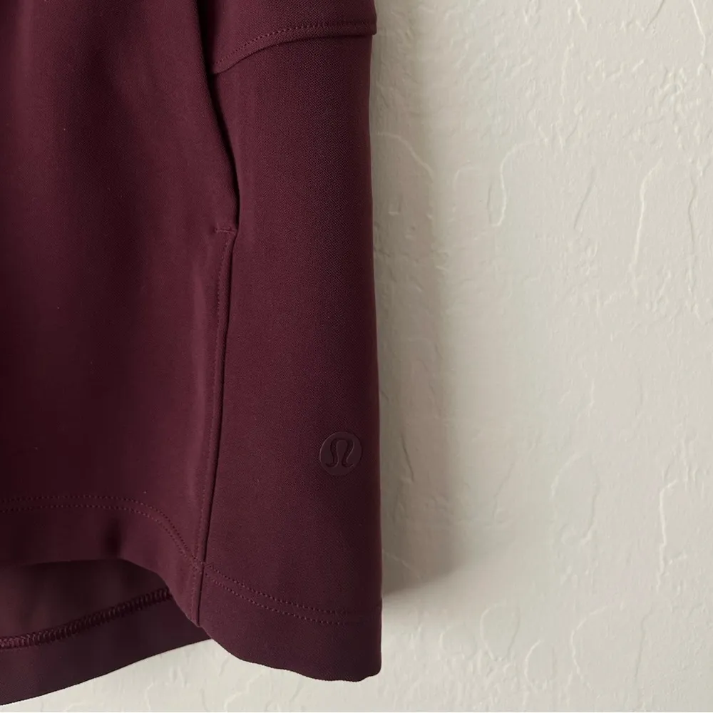 on the fly woven shorts Casis maroon 2 - Image 7