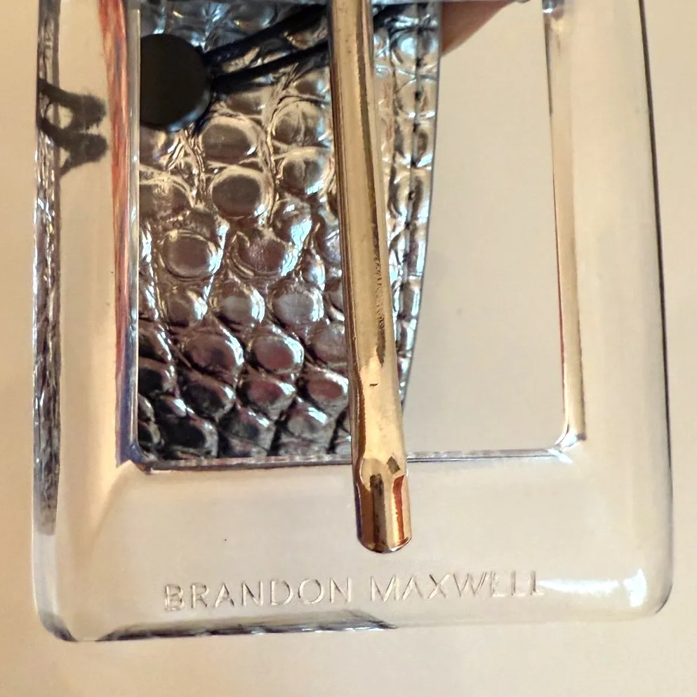 Brandon Maxwell Silver Crocodile - Image 6