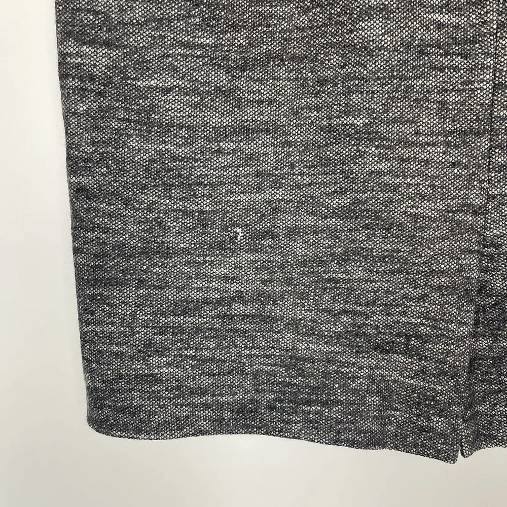 Theory Tweed Pencil Skirt Wool Blend Gray 4 - Image 5