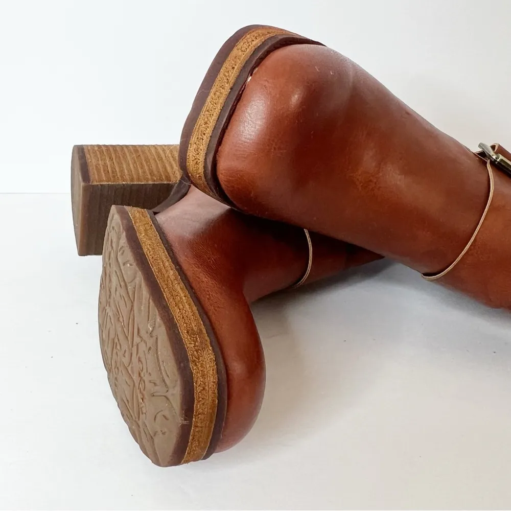 Korks By Kork-Ease Anubd Leather Heeled Lug Sole Boot Size 6 - Image 9