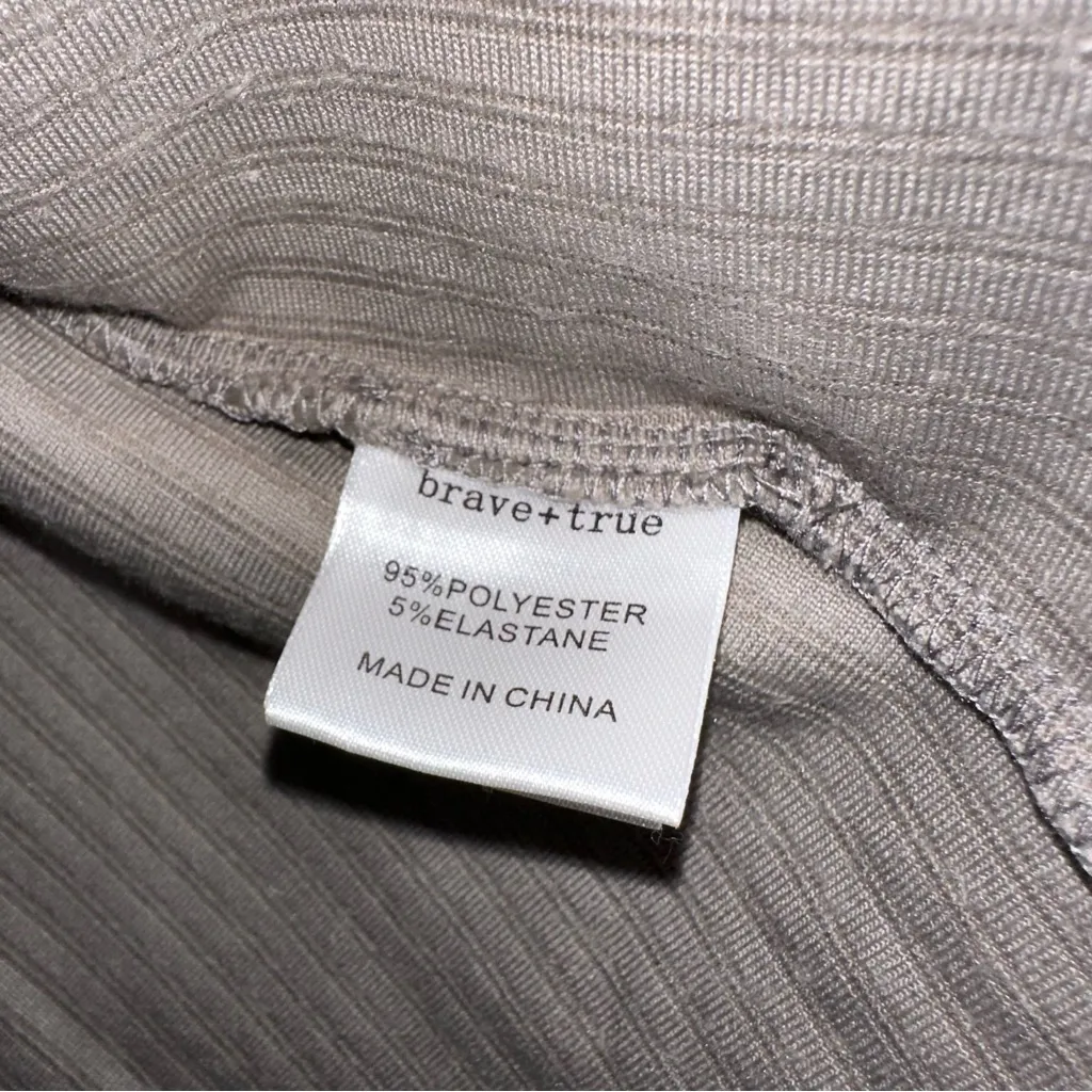 NWT BRAVE + TRUE Fossil Lexington Blouse Velvet Mockneck - Image 6