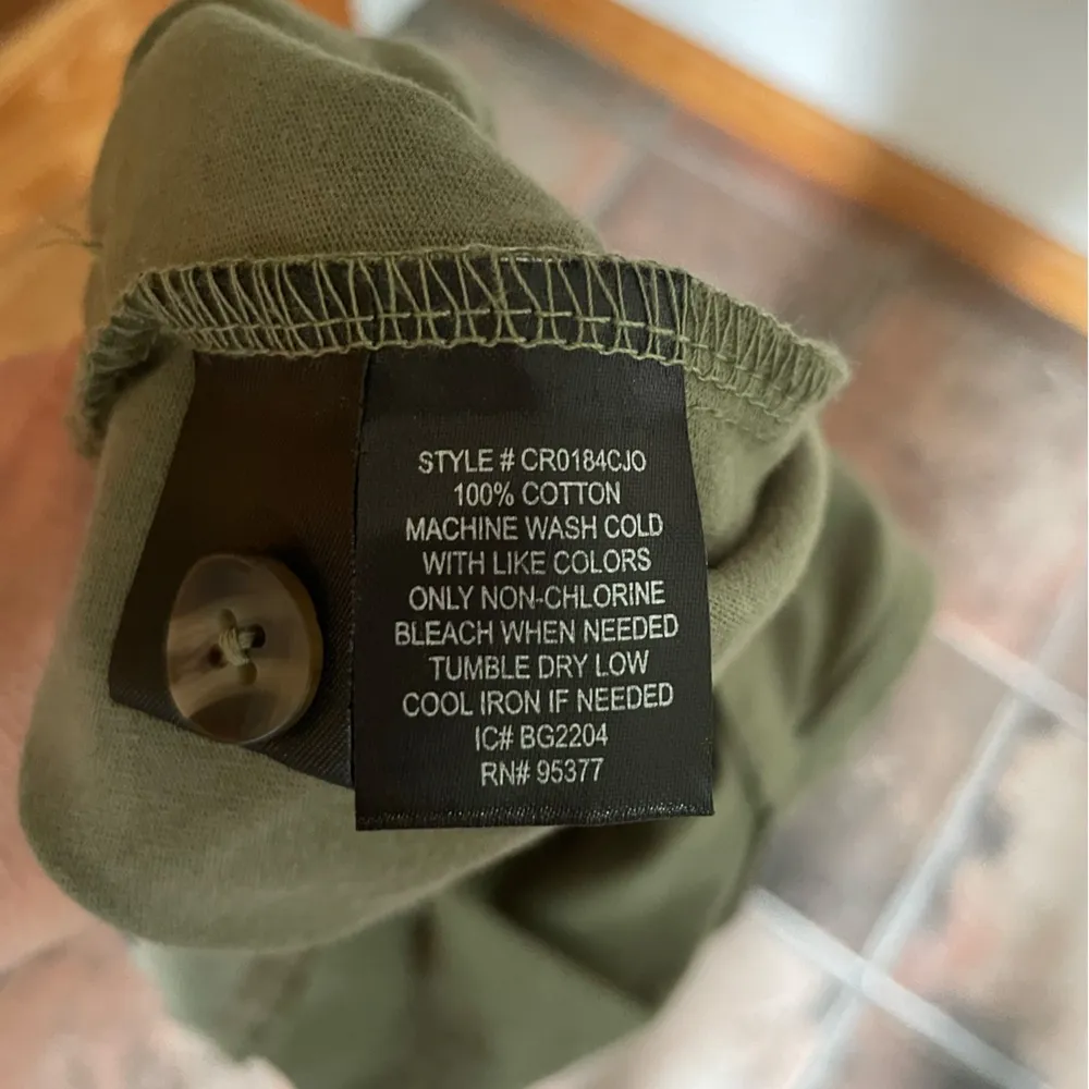 SANCTUARY Button Front Knit Jumpsuit in Trail Green Sz Medium - Image 8