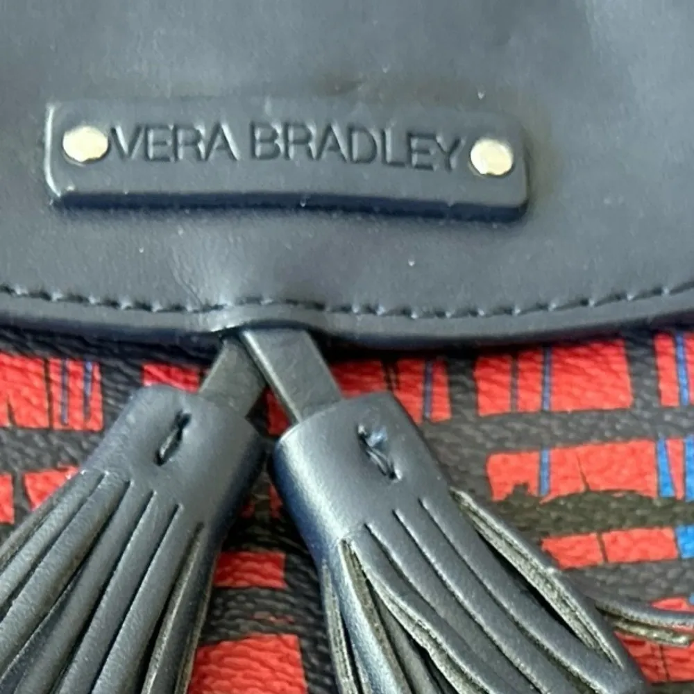 Vera Bradley  Women's Tassel Wristlet Plaid‎ Multicolor Wallet - Image 3