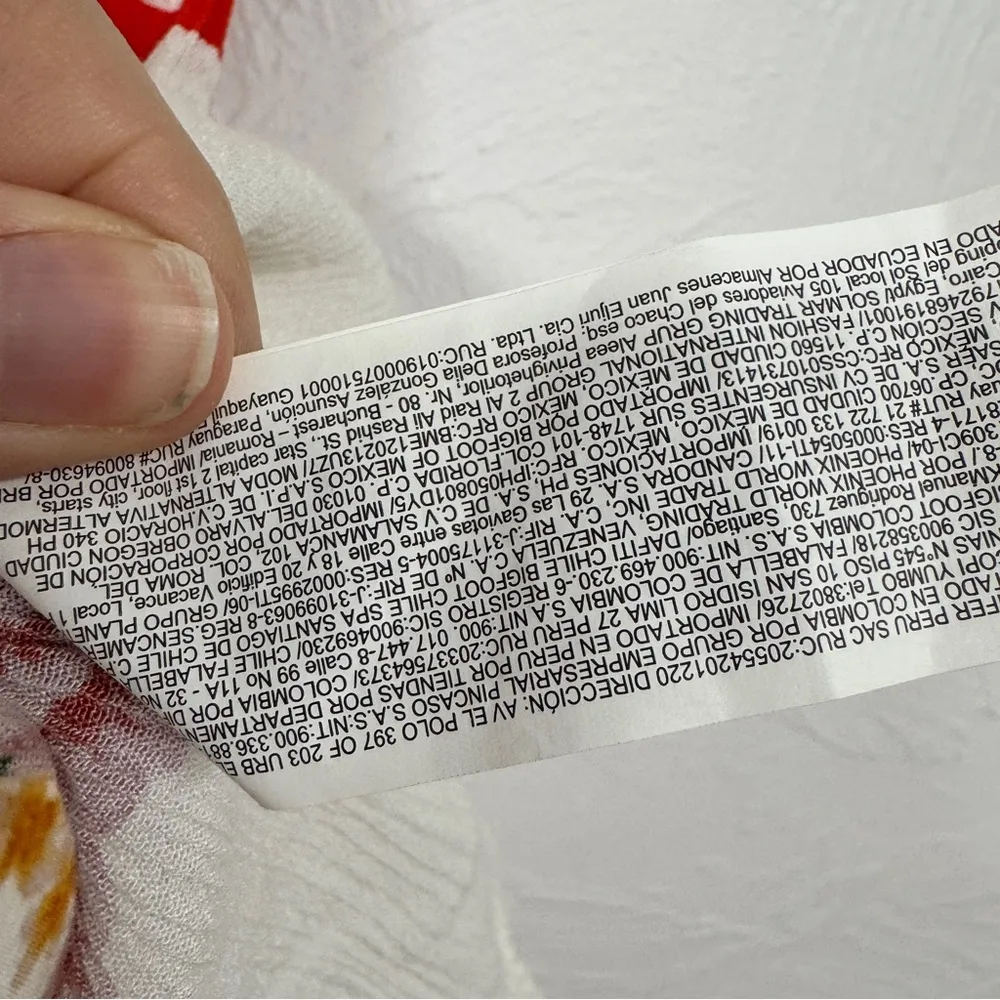 Desigual Cream Orange Striped Floral Crochet Tank Womens XS Boho Beachy Blouse - Image 10