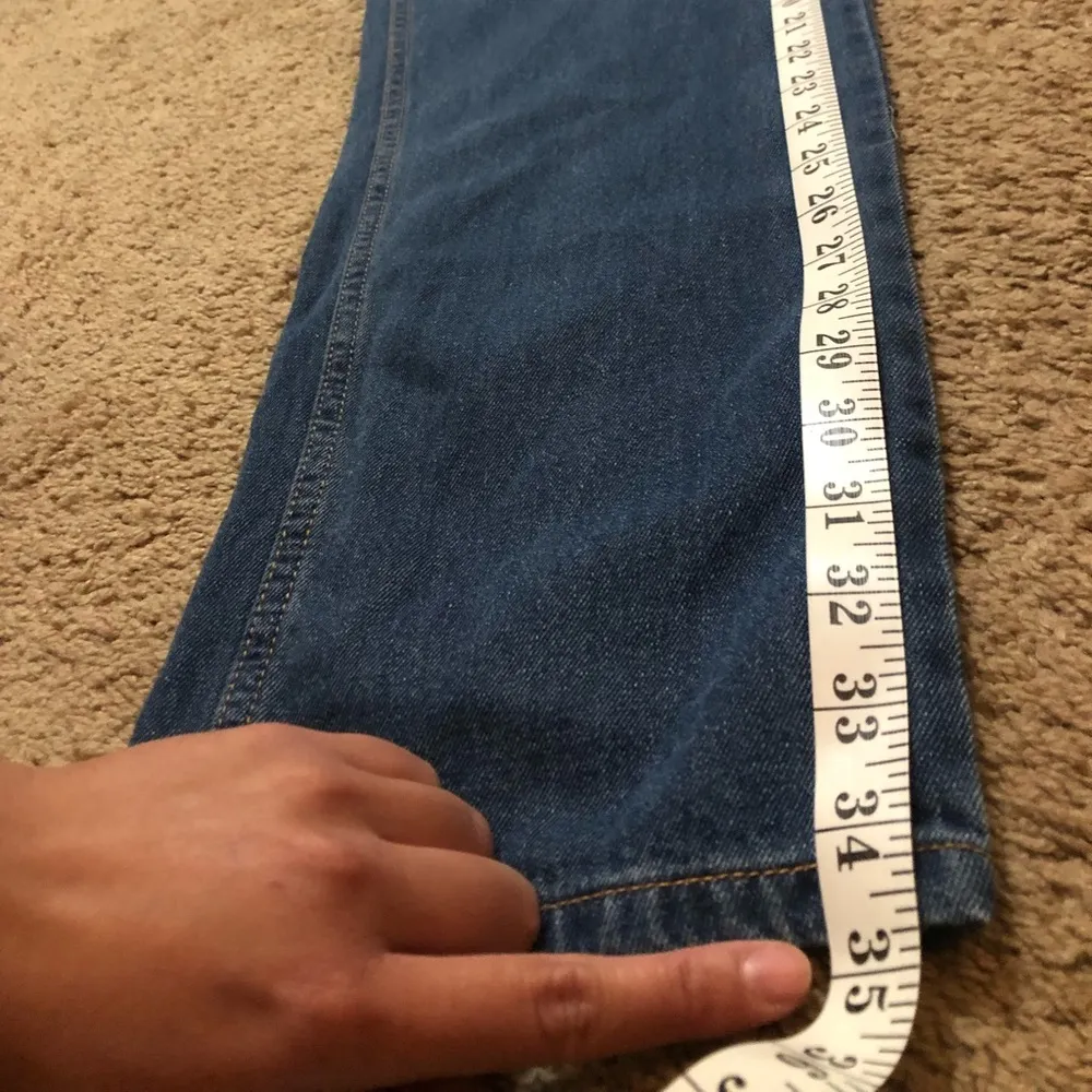 Silver Tab Stay Loose 100% Cotton Levi’s Wide Leg Jeans Women’s Size 26 A12 Blue - Image 10