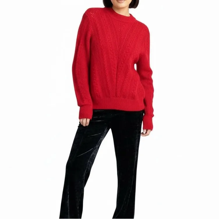 LuLaRoe  Andrea knit sweater. Red. Size Large - Image 3