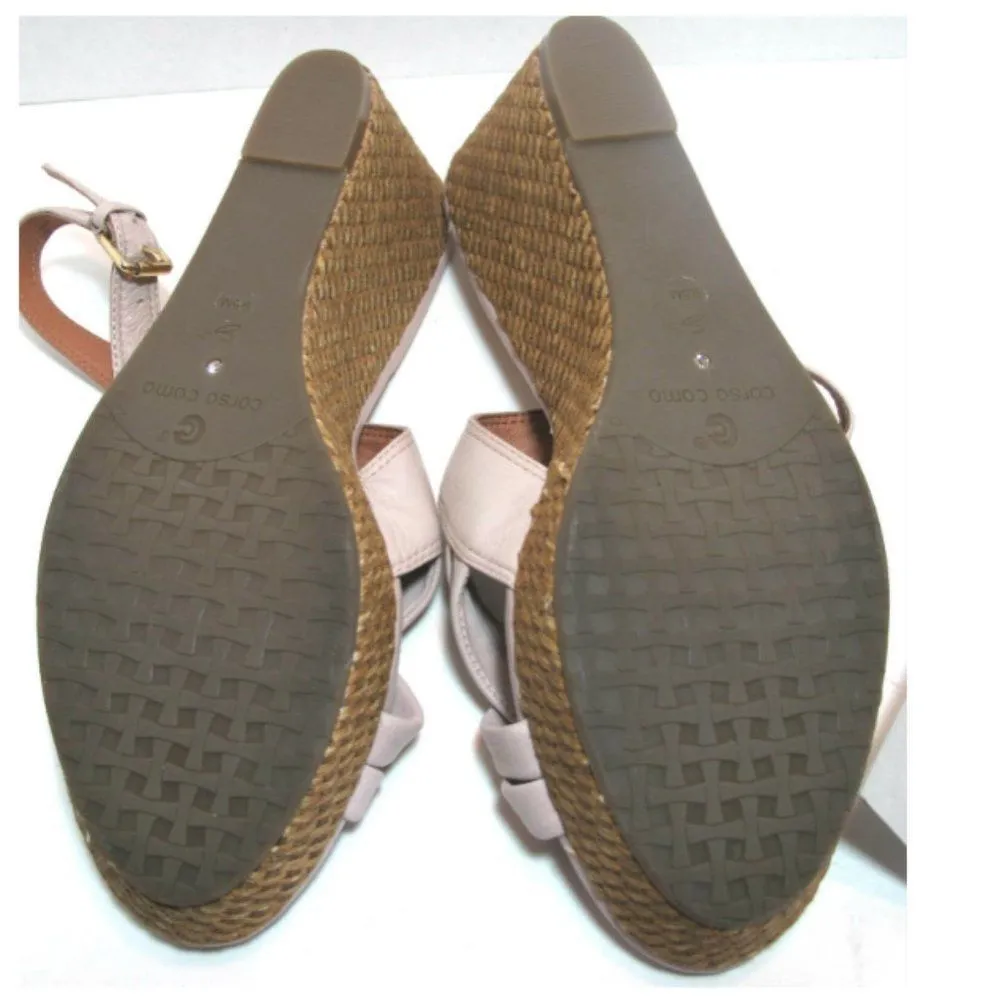 Corso Como "Eugenia' Shell Crisscross Slingbacks - Image 8