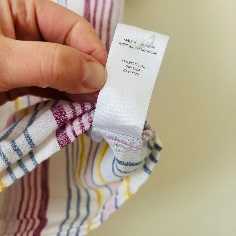 BeachLunchLounge Striped Button Down Shirt - Image 6