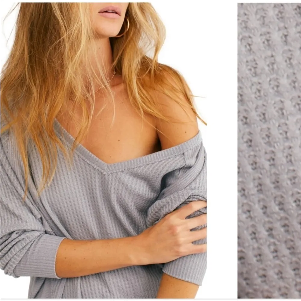 Free People Santa Clara Thermal Long Sleeve Top - Image 2