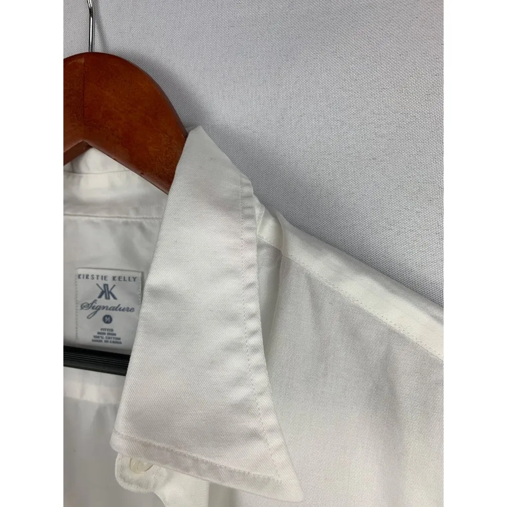 Kirstie Kelly Signature Womens Medium White Button - Image 6