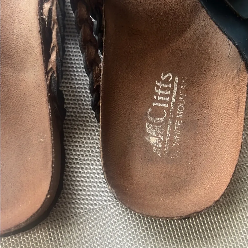 Cliffs by WHITE MOUNTAIN Blue and Brown Sandals Size 8.5 - Image 2