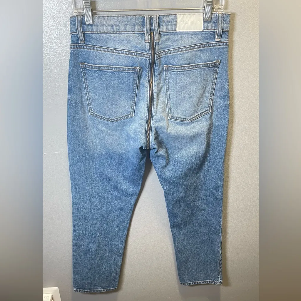 Pistola Women's Charlie High Rise Taper Crop Zip Around Jeans Size 28‎ - Image 3