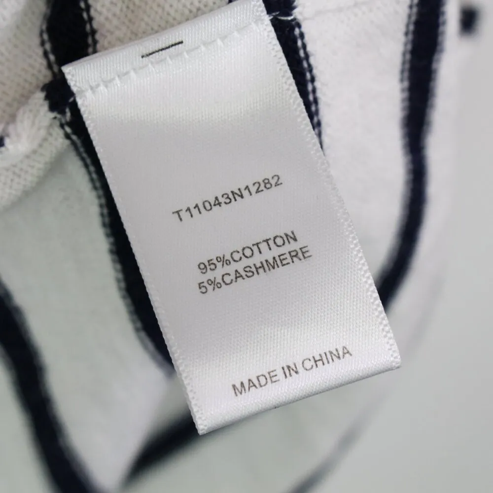 Tart Collections Striped Short Sleeve Sweater Dress White Navy Size L‎ Size L - Image 5