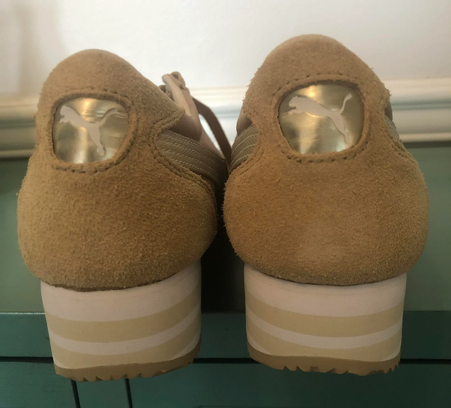 Puma Caroline Stripe Wedge Sneaker - Image 7