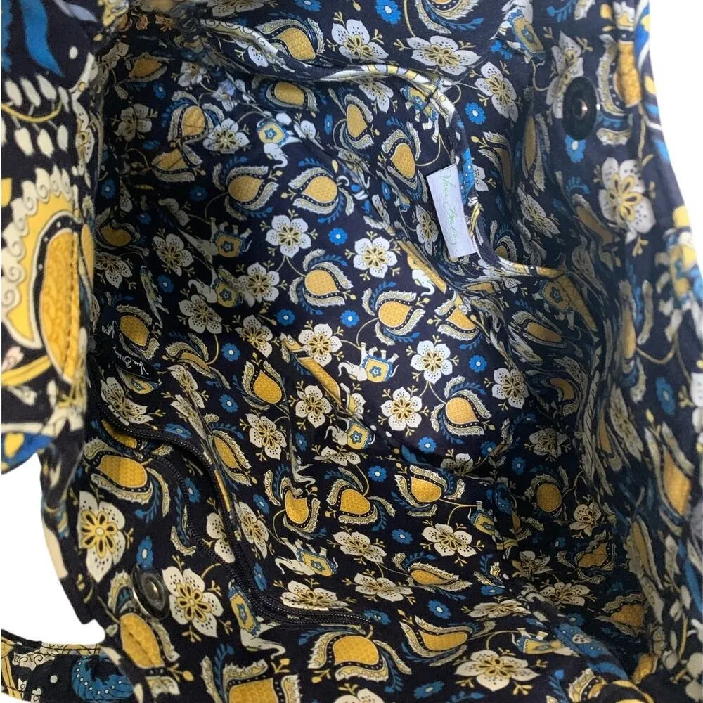 VERA BRADLEY  Elephant Paisley  set of 3 Tote/Crossbody, Wallet, & Cosmetic Case - Image 10