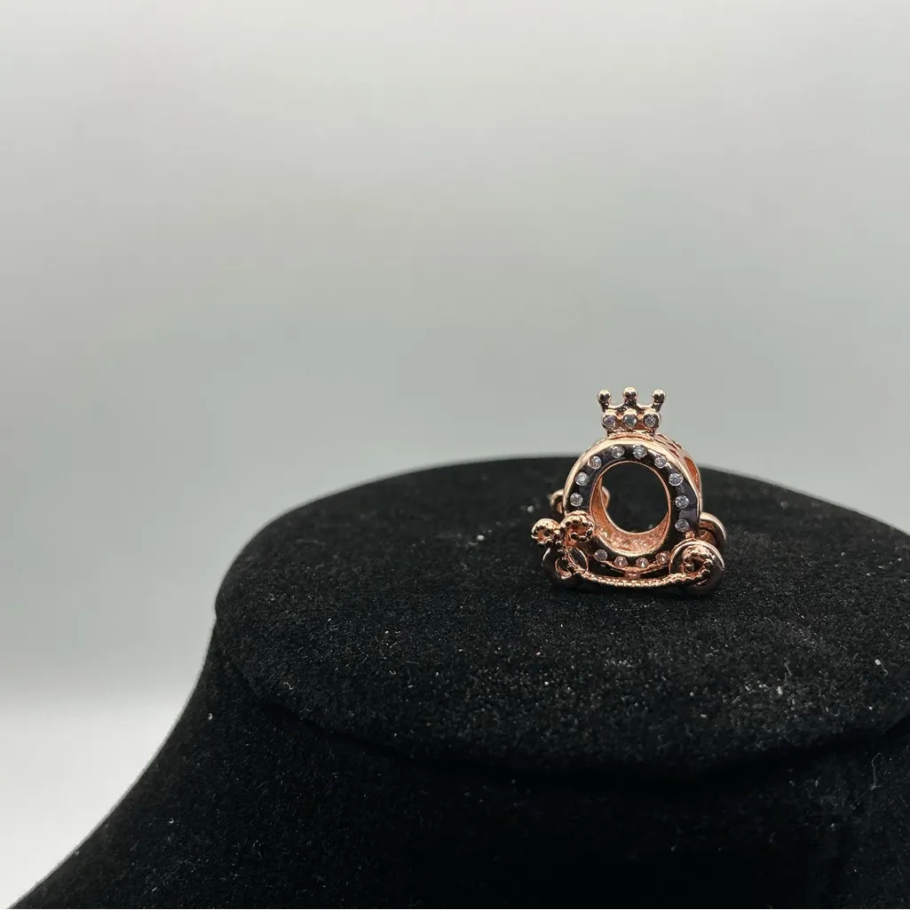 Pandora Disney Princess Carriage Charm Pandora Rose ALE MET - Image 4