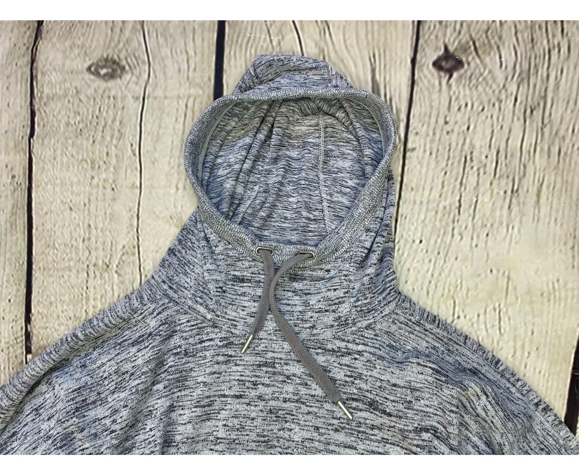 Heathered Grey Blissful Techie Poncho - Image 12