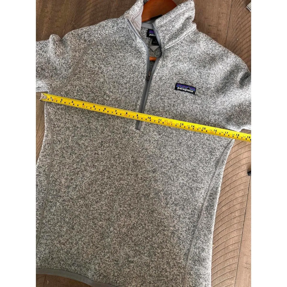 Patagonia Better Sweater 1/4-Zip Fleece Sweatshirt Gray Women’s size Small - Image 9