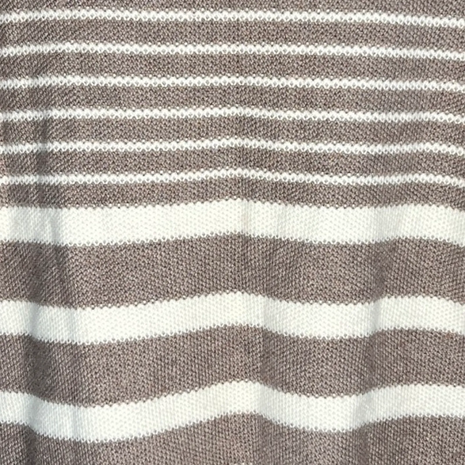 Athleta Sweater Womens XS Beige Tan Stripe Kennewick Knit‎ Side Slits Athleisure - Image 6