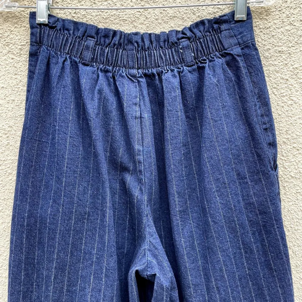 Vintage Cherokee Pinstripe High Waist Mom Jeans 14 USA - Image 8