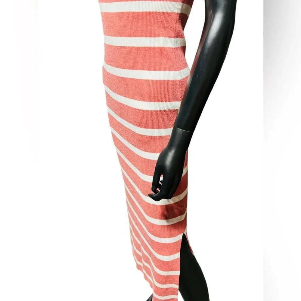 TIME AND TRU Pink long sleeveless‎ fitted dress size s - Image 8