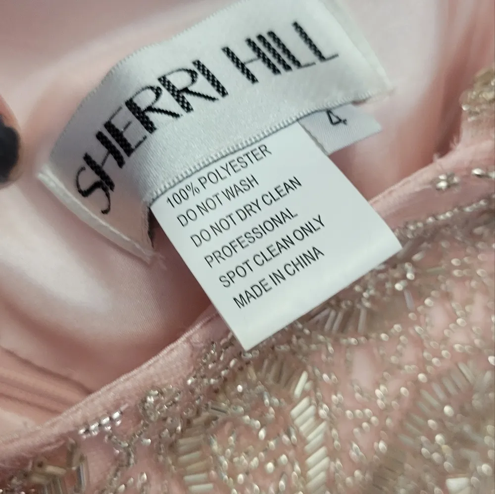Sherri Hill Blush Prom Dress Size 4 - Image 4