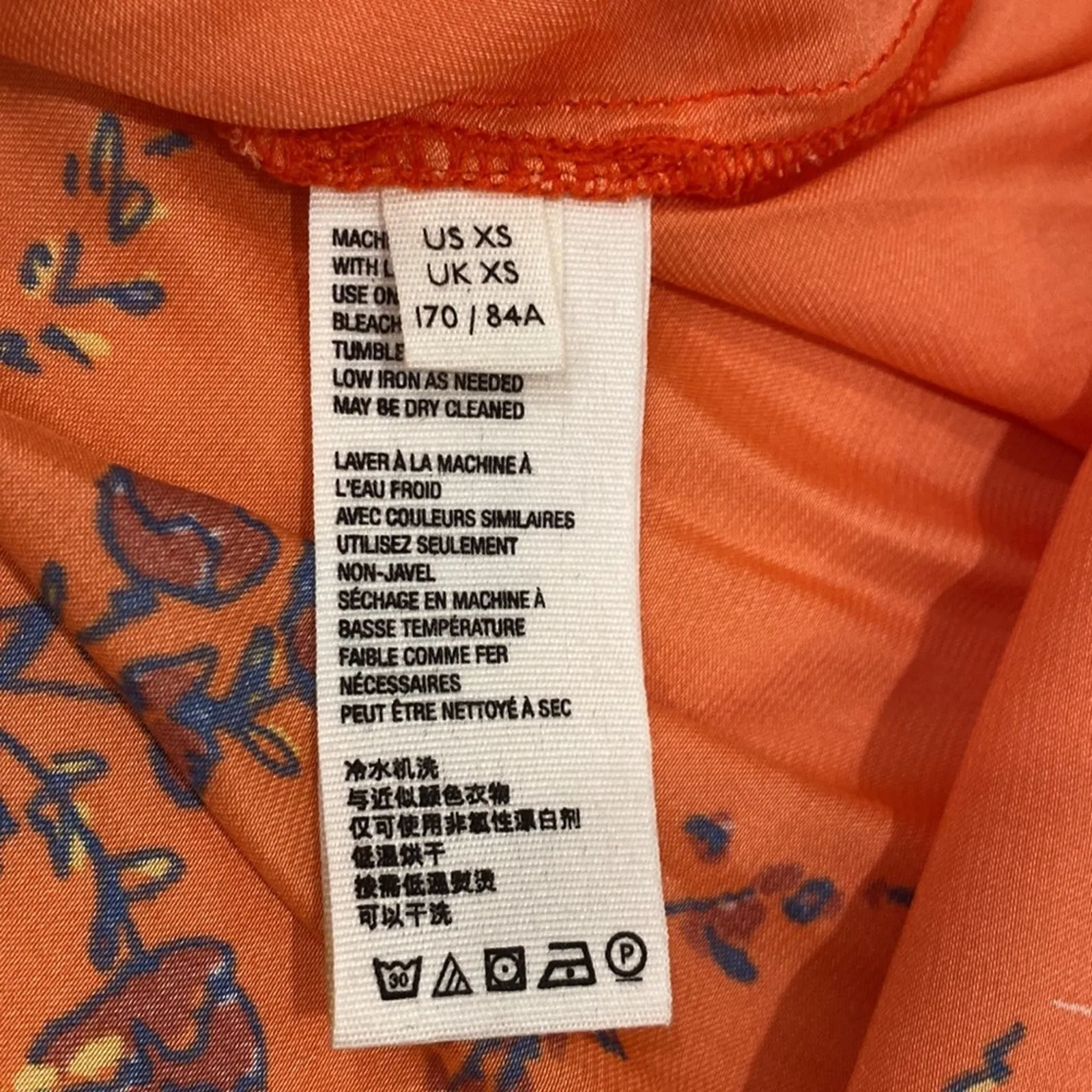 Free People Top XS Blouse Oversized Small Shirt Flowy Cottage Boho Billowy 70s - Image 14