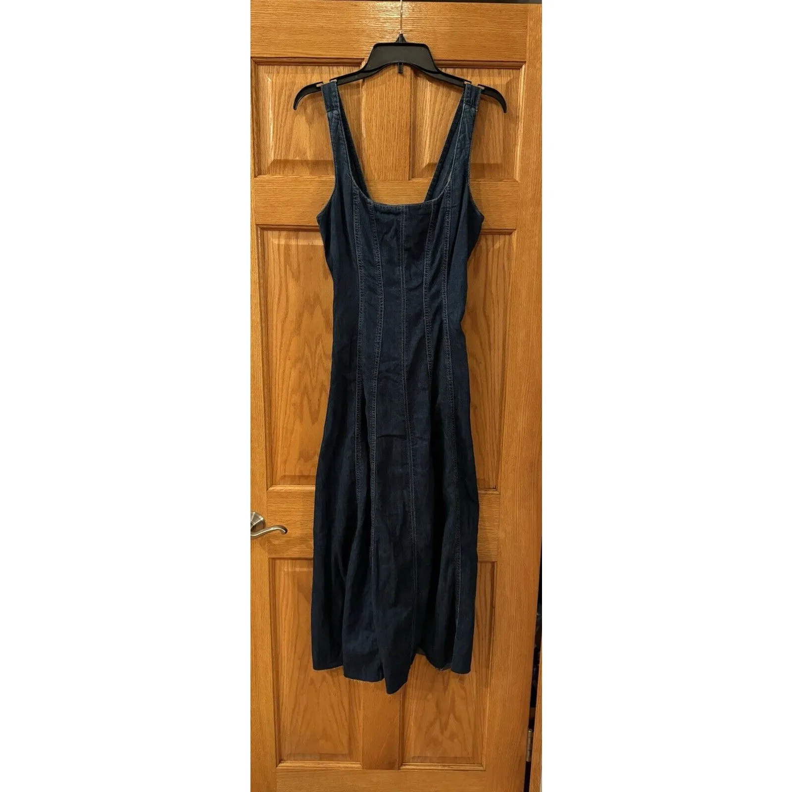 REFORMATION Amory Denim Midi Dress Size 2 - Image 3
