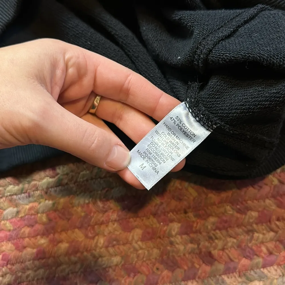 SPORTIQE BLACK QUARTER ZIP PHX AZ COYOTES PULLOVER SWEATER Size M - Image 5