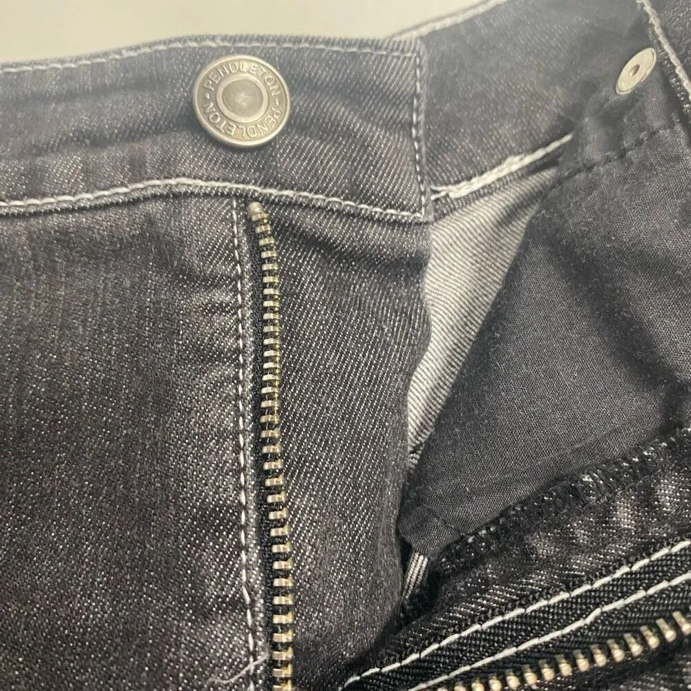 PENDLETON Women’s Dark Wash Denim Jean Pencil Straight Skirt Size 6 - Image 9