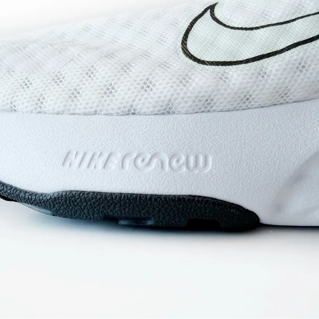 Nike Renew Ride 3 Premium Road Running Sneakers Womens Size 9 Shoes White Green - Image 2