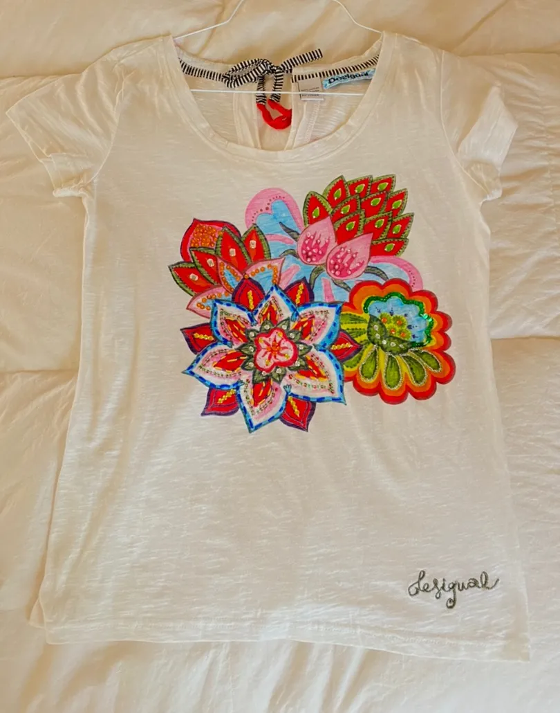 Desigual Embroidered Top - Image 2