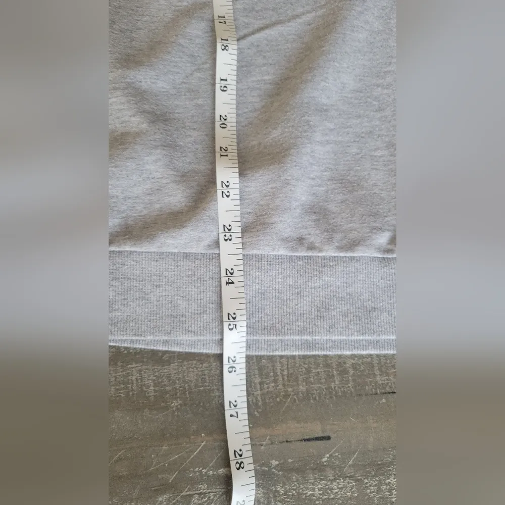 Victoria Secert  Gray Sequin Embellished Sweatshirt Size M - Image 12