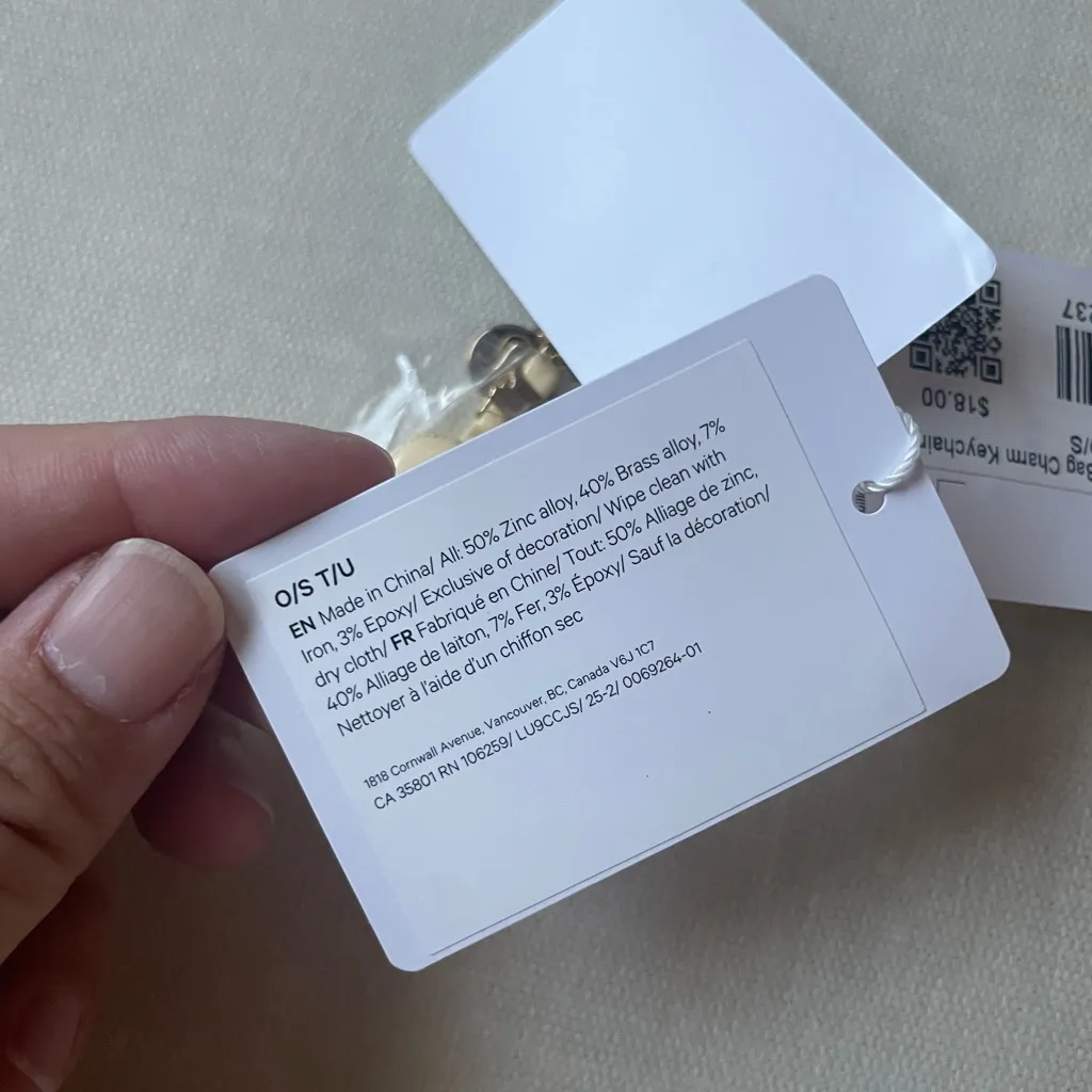 Everywhere Belt Bag Charm Keychain - Butter Corn/Gold - Image 10