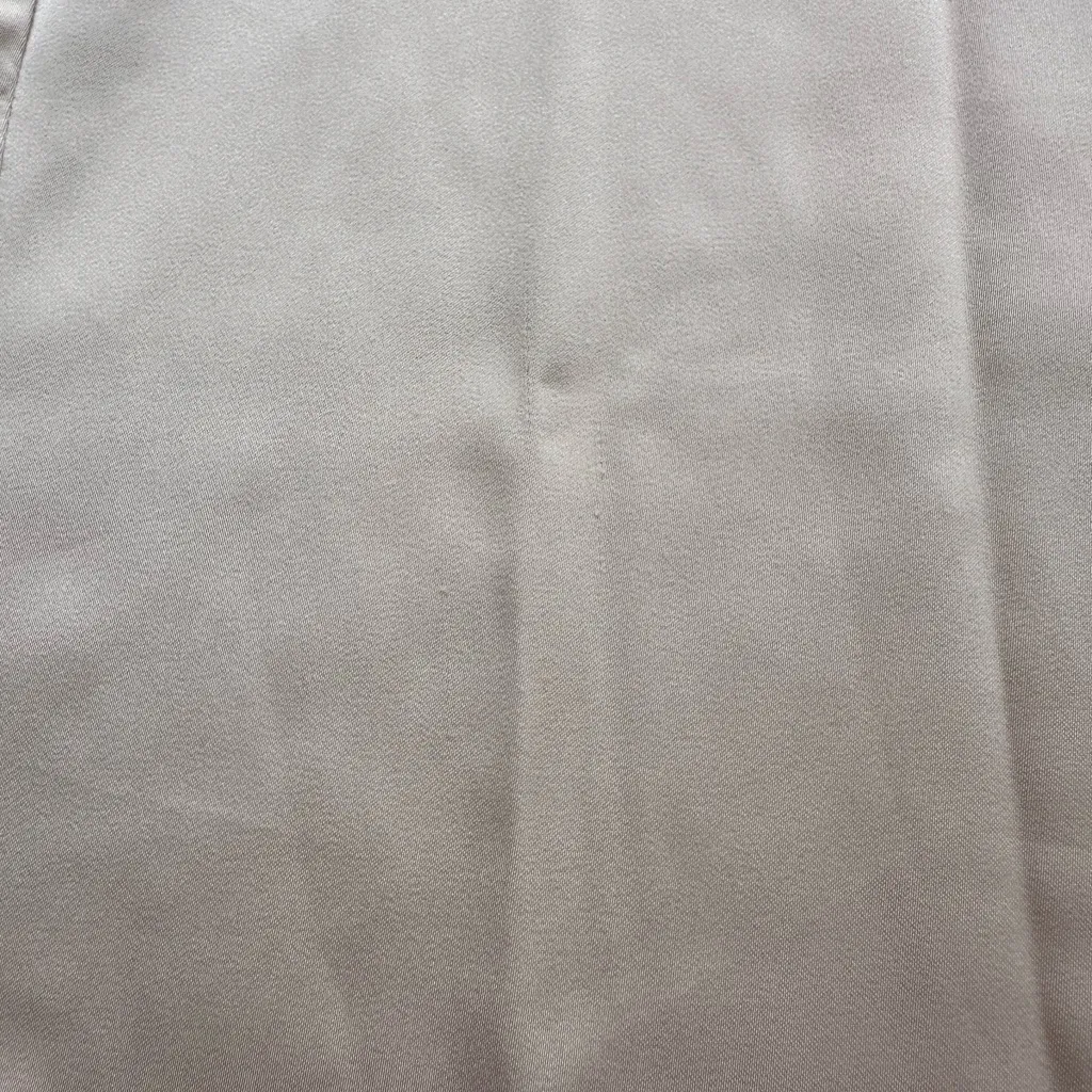 Kendall & Kylie Silky Satin Spaghetti Strap Midi Slip Dress in Cream Size Small - Image 6