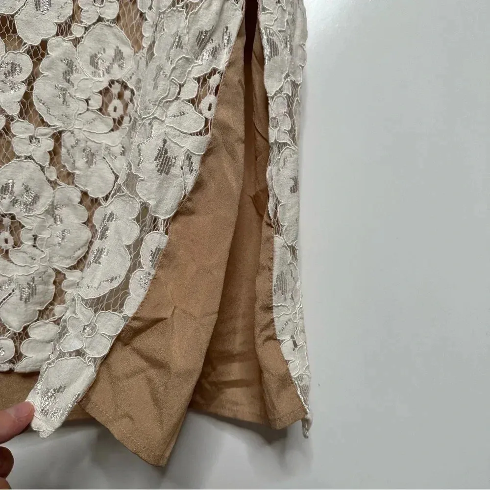 WAYF Lace Emma Midi Dress Size Medium - Image 9