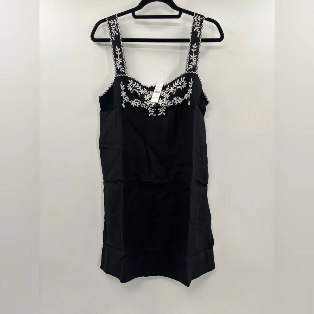 J.Crew  Embroidered linen shift dress - Image 6