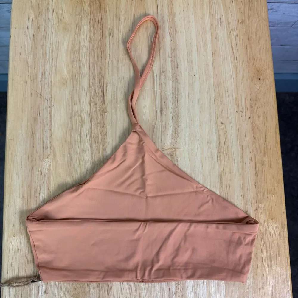 Free People X Toast Swim Apex Bikini Top Sandstone Size XS - Image 7