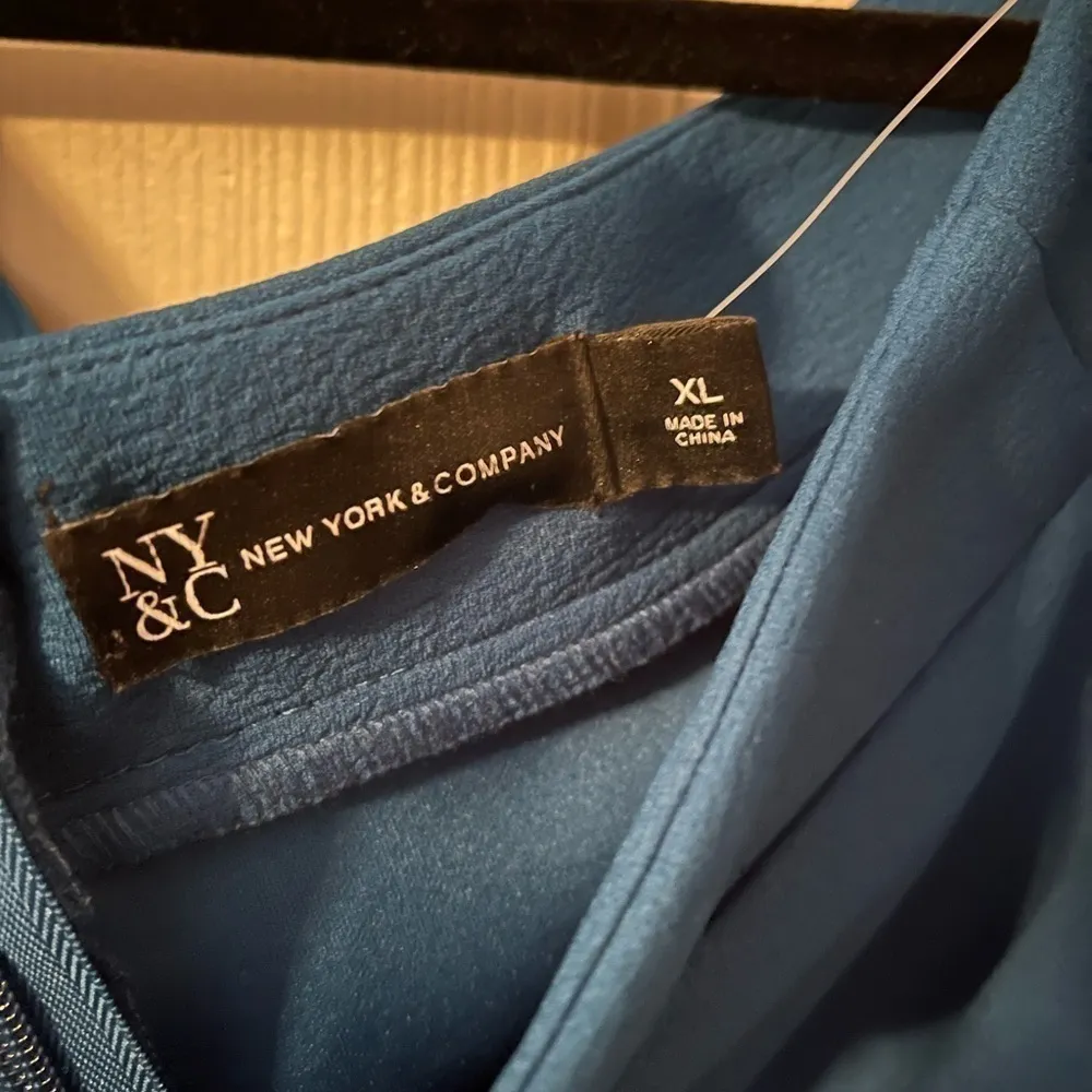 𝅺New York And Company Dress Dark Teal NWT​ Blue Size XL - Image 4