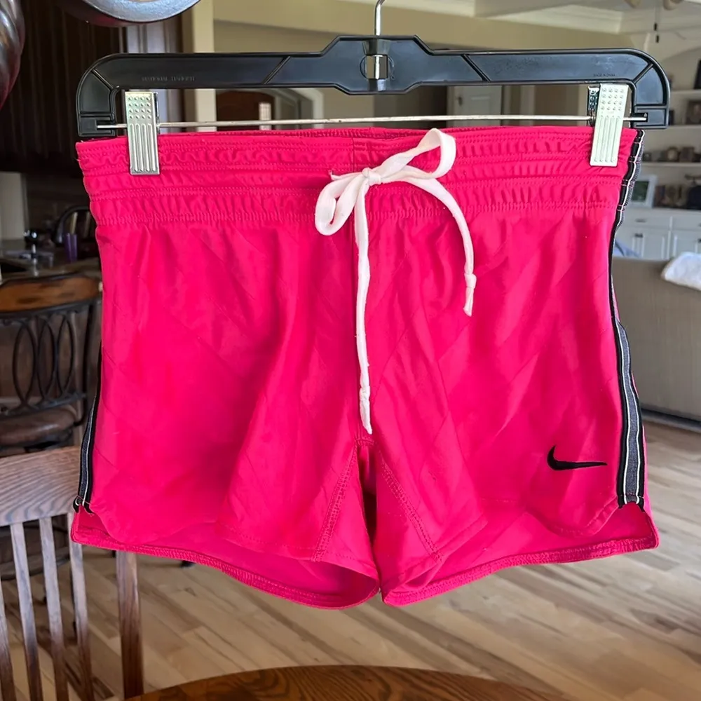 Nike Dri Fit Athletic Shorts Hot Pink - Image 3