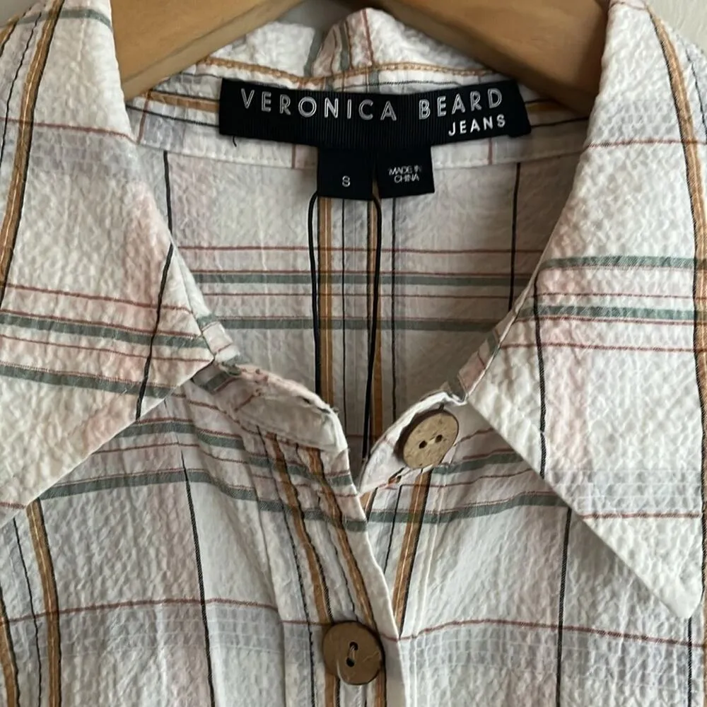 Veronica Beard LORA Plaid Shirt Dress - Image 6