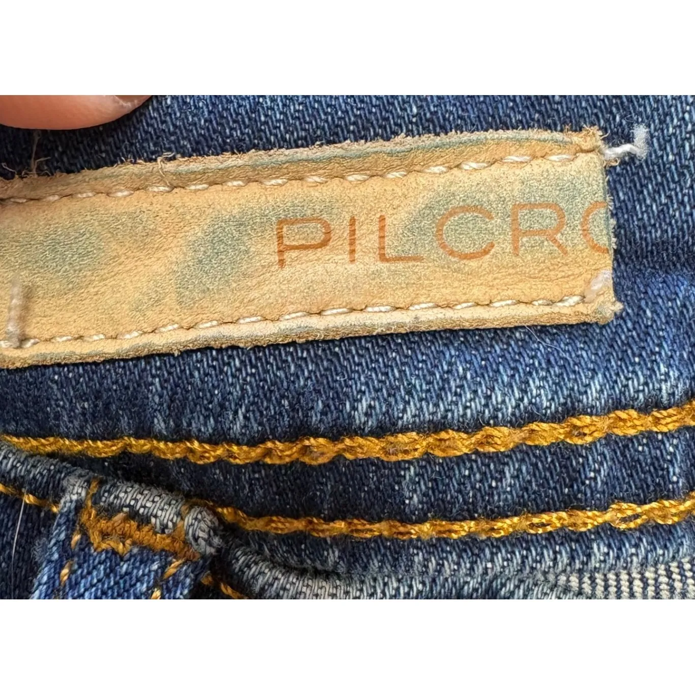 PILCRO Women's Slim Boyfriend Jeans Dark Wash‎ Denim Casual Everyday 28T - Image 3