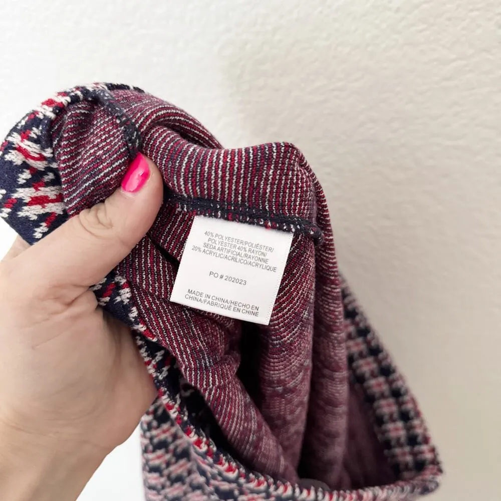 [ModCloth] Hot Button Issue Houndstooth Plaid Pocket Mini Skirt NWT Size Large L - Image 12